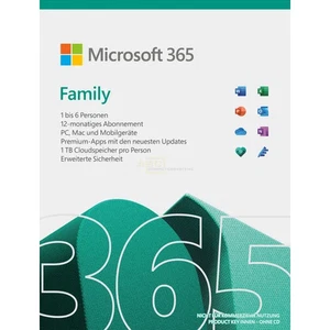 Microsoft 365 Family 2025 PC MAC ANDROID IOS inkl. KI-Features Copilot ESD DE - Bild 1 von 3