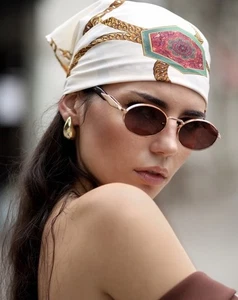 PRADA PR 65ZS ZVN20I Sonnenbrille hellgold helllila braune Gläser ORIGINAL - Bild 1 von 8