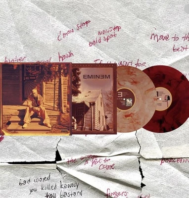 Eminem The Marshall Mathers 25th Anniversary Limited Edition Gold &Red Vinyl New Foto 1 de 4