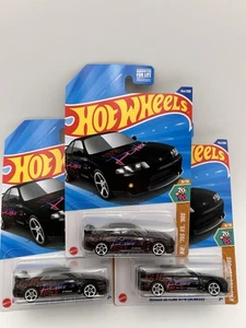 Hot Wheels G Case 2025 - Nissan Skyline GT-R BCNR33 R33 negro HKS JDM lote de 3 - Imagen 1 de 8