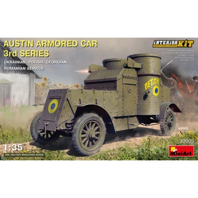 AUSTIN ARMORED CAR 3rd SERIES INTERIOR KIT 1:35 Miniart Kit Mezzi Militari Model - Immagine 1 di 4