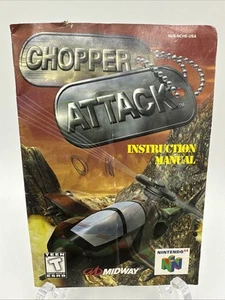 Nintendo 64 - CHOPPER ATTACK - Instructions ONLY - G-VG - Picture 1 of 6