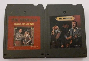 Vintage 1970's The Kendalls 2 8 track tape set VG Condition Country Music - Picture 1 of 2