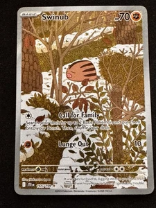 Pokémon TCG Swinub 165/159 Sv09: Gemeinsame Reise - Holo, Illustration Rare - Bild 1 von 3