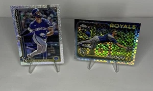 MJ Melendez 2025 Topps Series 2 Sandglitter & 2024 Topps Chrome X Fractor - Bild 1 von 2