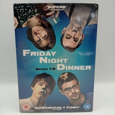 Friday Night Dinner Series 1-5 DVD NEW & Sealed 2018 5-Disc Set Region 2 PAL - Image 1 of 4