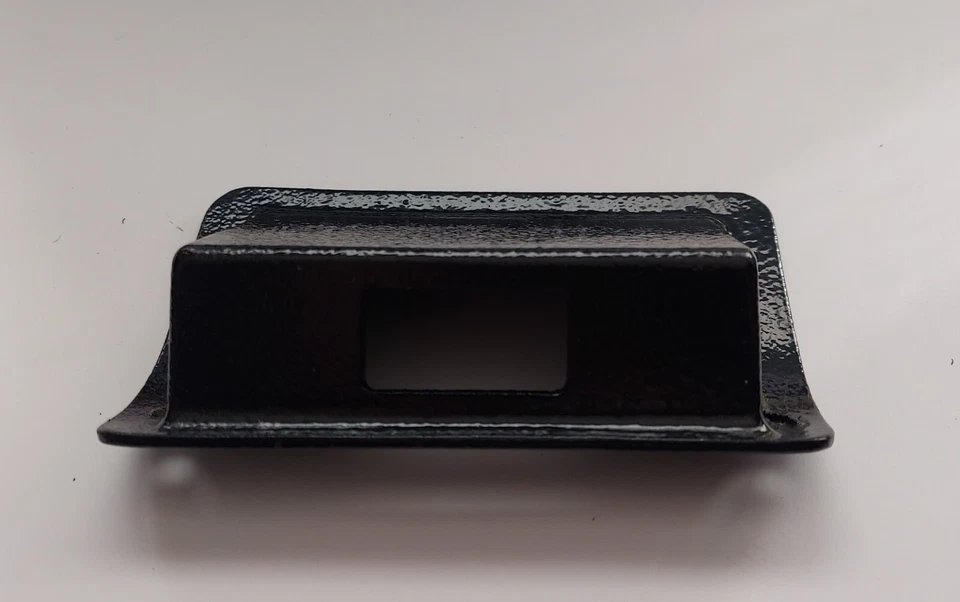 HUMMER H1 AM GENERAL DOOR BEZEL SWITCH REPLACEMENT 6003023 ALUMINUM BLACK GLOSS - Image 1 of 2