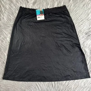 Mezzo slip donna Radiant By Vanity Fair nero vita elasticizzata taglia large 24" - Foto 1 di 9