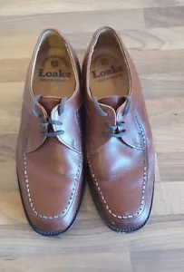 Loake Brown Leather 'Frontwell' shoes UK Size 7 Great Condition. - Picture 1 of 4