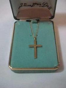 Kreuz unmarkiert in Box Wilson Jewelers Springfield VT Box - Bild 1 von 1