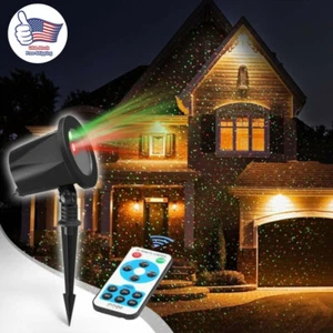 Christmas Lights Projector LED Laser Outdoor Landscape Xmas Move Lamp Xmas Gift - Picture 1 of 9