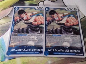 Mr.2.Bon.Kurei(Bentham) FOIL OP02-064 M PF OPTCG One Piece Paramount War X2 - Picture 1 of 1