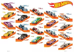 USPS Sheet of 20 Stamps Hot Wheel Toys Race Cars Motor Sports F1 Racing MNH 2018 - Picture 1 of 2