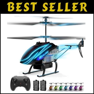 Durable RC Helicopter for Boys & Girls with 30 Mins Flight Time - LED Fun - Picture 1 of 11