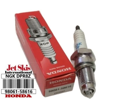 Honda TRX400EX / XR400R / XR250R OEM Honda NGK DPR8Z Spark Plug 98061-58616 - Image 1 of 4