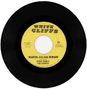 TOMMY DAWN & THE SUNSETS "WANTED $10,000 REWARD c/w POOR...." 1966 NORTHERN SOUL - Picture 1 of 1