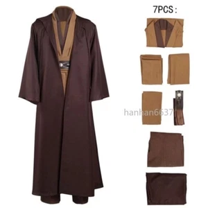 Star Wars Jedi Knight Cosplay Costume Outfit Halloween Props Role Play Adults - Picture 1 of 17
