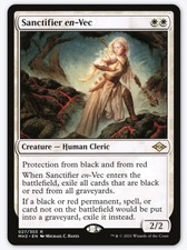 MTG Sanctifier en-Vec Modern Horizons 2 NM White Rare Human Cleric Pro Red Black