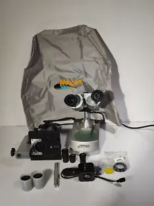 MICROSCOPIO DE AGOSTINI ANTARES MICRO OBSERVER BINOCULARE ANALISI PEZZI RICAMBIO - Foto 1 di 15
