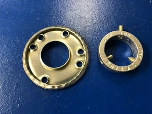 Anello in filo vintage NOS GR-143 acciaio 2 pezzi antenna ragazzo adatto fino a 1-1/8 pollici albero OD - Foto 1 di 4