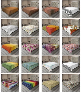 Ambesonne Abstract Concept Flat Sheet Top Sheet Decorative Bedding 6 Sizes - Picture 1 of 42
