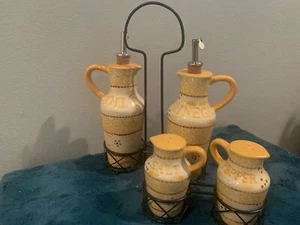 Temptations by Tara Alte Welt Gelbes Salz, Pfeffer und Öle und Ingwer Set - Bild 1 von 2