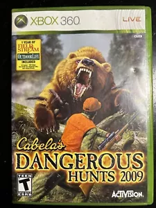 Cabelas Dangerous Hunts 2009 - Microsoft Xbox 360 Complete In Box - Picture 1 of 4