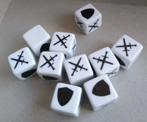 Magic The Gathering Arena Of The Planeswalker Replacement Dice Pieces Pre-owned - Picture 1 of 1