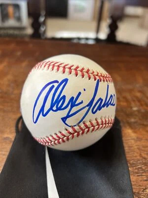 Alexi Lalas Signed Baseball Psa Dna Coa Autographed Soccer USA - Image 1 of 4