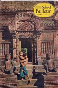 national geographic-SCHOOL BULLETIN-oct 24,1966-CAMBODIA. - Picture 1 of 3