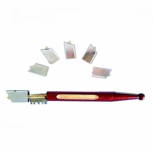 Natrual Diamond Glass Cutter 0.1-8mm Wooden Handle - Picture 1 of 7