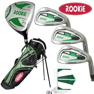 JUNIOR RH GOLF SET 6 PCE for KIDS 7 to 10yrs - GREEN RIGHT HAND KIDS GOLF CLUBS - Picture 1 of 8