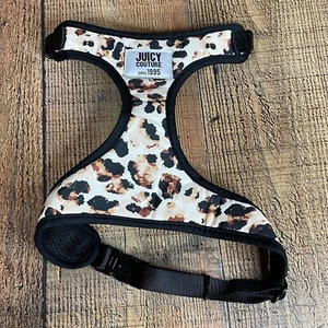 Authentic Juicy Couture Dog Harness Size Medium Leopard Print - Picture 1 of 12