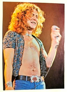 LED ZEPPELIN / ROBERT PLANT / LIVE MAGAZINE FULL PAGE PINUP POSTER CLIPPING (4) - Picture 1 of 1