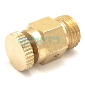 Válvula de ventilación de válvula de liberación de aire de latón macho BSP de 1/8" - Imagen 1 de 8