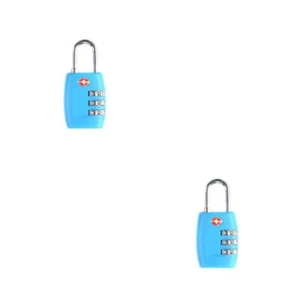 2 Pack Gepäckschloss Vorhängeschlösser Für Koffer Zugelassene - Bild 1 von 9