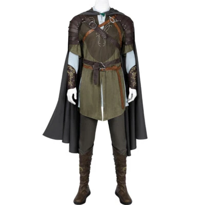 LOTR Legolas The Lord of the Rings Fellowship of the Ring Outfit Cosplay Costume - Photo 1/4