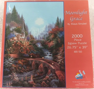 Moonlight Grace 2000 Piece Jigsaw Puzzle Klaus Strubel by SunsOut - Image 1 of 3