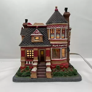2008 Rare LEMAX Ceramic CAMPBELL RESIDENCE Lighted Building Carole Towne 156989 - Picture 1 of 12