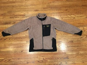 Mountain Hard Wear Full Zip Long Sleeve Brown Fleece Jacket Women's Size Medium - Picture 1 of 12