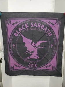2016 Black Sabbath Tour Merch Purple Bandana - Picture 1 of 3