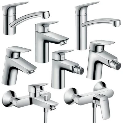 Hansgrohe Logis 70 Lavabo Vasche Rubinetto Doccia Bidet-Mischer Parete 100 Hg - Immagine 1 di 4