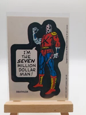 TOPPS MARVEL COMIC BOOK HEROES TRADING CARDS CHEWING GUM STICKERS  - Image 1 of 2