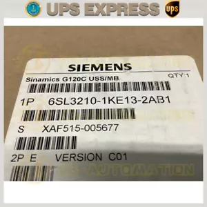 Free Tax 6SL3210-1KE13-2AB1 SIEMENS 6SL32101KE132AB1 Expedited Shipp - Picture 1 of 1