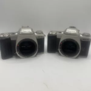 Pentaz MZ-50 35MM Film SLR Camera Body Only x 2 Both Untested so selling as part - Picture 1 of 13