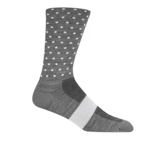 Giro Seasonal DOTS MERINO Wolle mittelgrau Medium 6" Socke - Bild 1 von 1