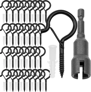 30 Pack String Light Hooks: Ideal for Outdoor Decorative Hanging - Picture 1 of 12