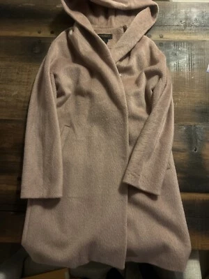 Abrigo de lana Donna Karen New York en rosa oscuro  Foto 1 de 4