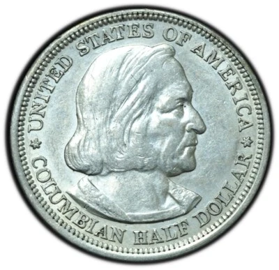 1893 Columbian Exposition Half Dollar XF / AU Condition Bright Coin! - Image 1 of 3