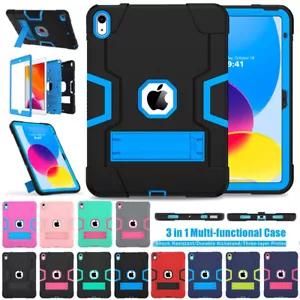 Heavy Duty Case For iPad 9.7 10.2 10.5 11" 10th 10.9 Pro Air 2 Protective Cover - Picture 1 of 112